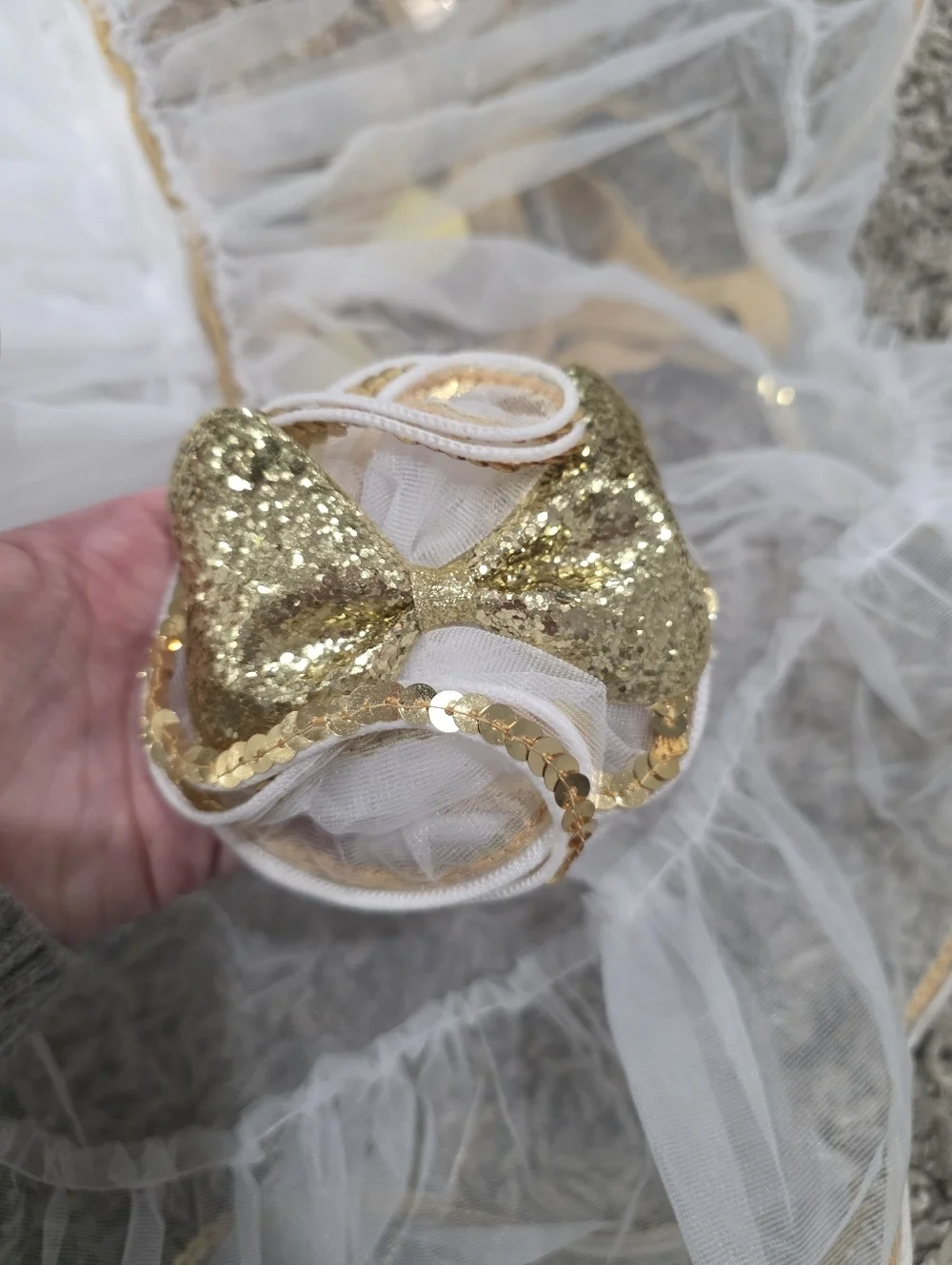 Weissman It's A Good Time Gold Girls Dance Costume Size IC  BV17